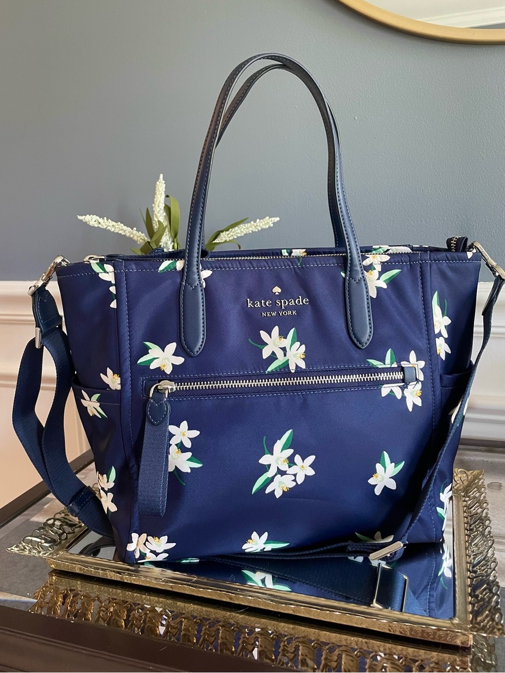 Kate Spade Chelsea Orange Toss Medium Satchel